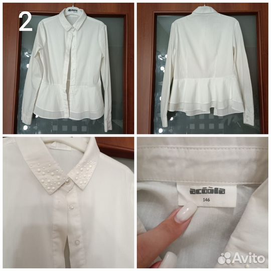 Школьная блузка для девочки 146-152