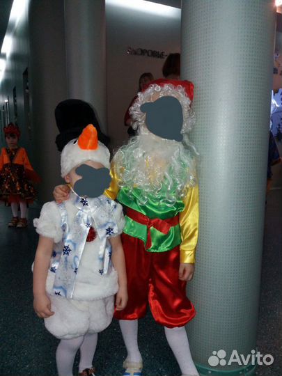 Костюм снеговика