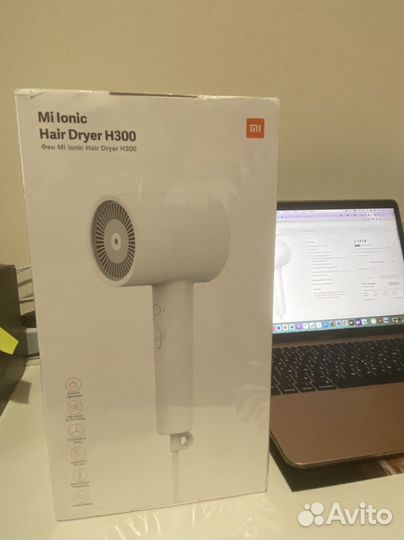 Фен Xiaomi Mi Ionic Hair Dryer H300 EU 1600Вт