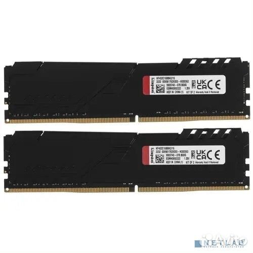 Kingston DDR4 dimm 16GB Kit 2x8Gb KF432C16BBK2/16