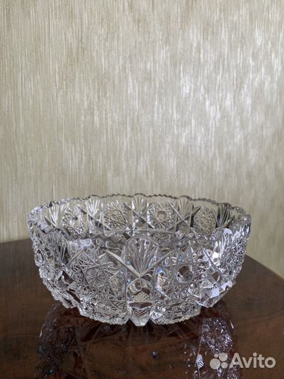 Салатник хрустальный СССР