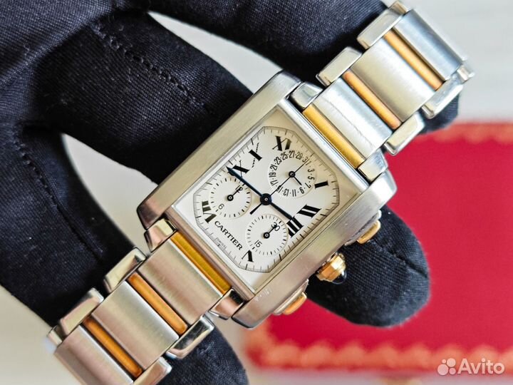 Cartier Tank Française Chronoflex