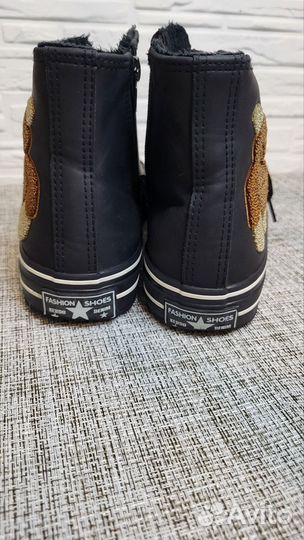 Кеды утеплённые 35 размер