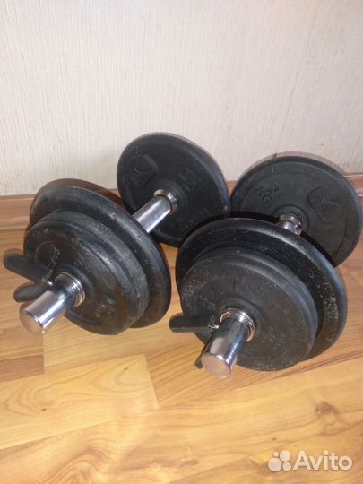 Гантели разборные 20 кг бу