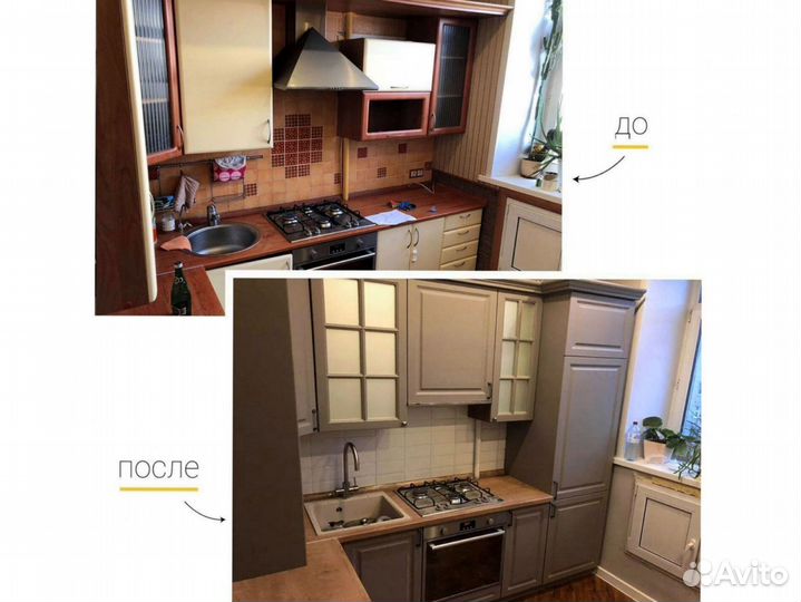 Поменять дверцы у кухонного гарнитура