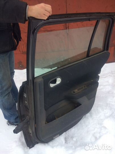 Дверь задняя левая Мегане 2 Megane 2 в сборе