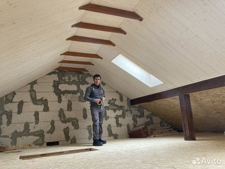 Обшивка вагонкой.Блок-хаус.Имитация бруса