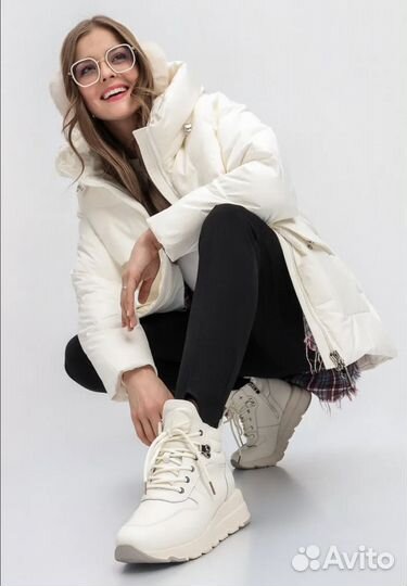 Ботинки зимние женские на платформе