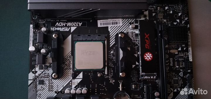 Материнская плата связка ryzen 5, 16gb