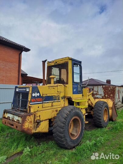 Фронтальный погрузчик Komatsu WA200, 1990