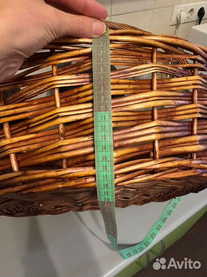 Корзина плетеная большая