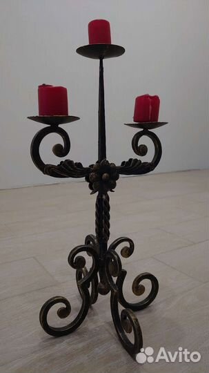 Подсвечник кованый. Канделябр
