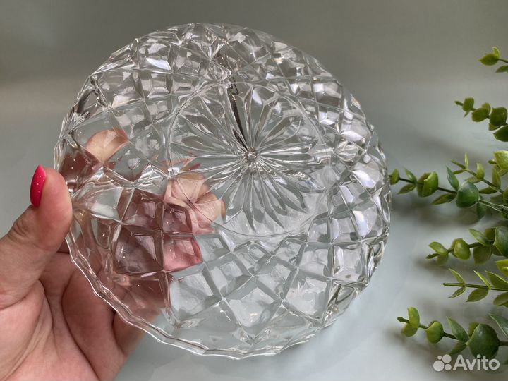 Хрустальная менажница СССР