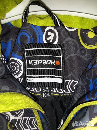 Куртка icepeak 4-7 лет