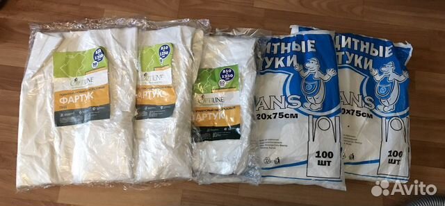 Фартук одноразовый много