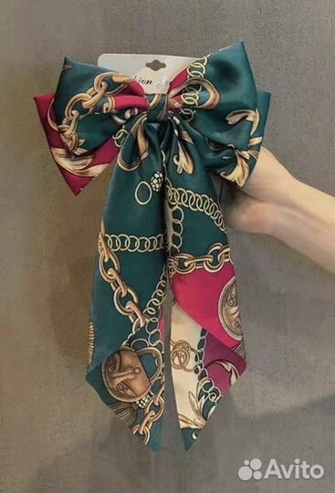 Бант, заколка, прическа, бантик, резинка