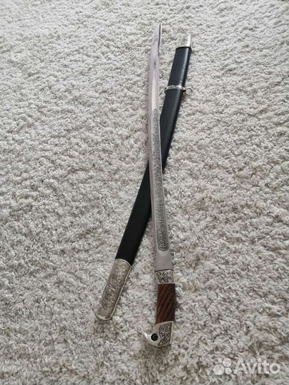 Шашка казачья в мельхиоре