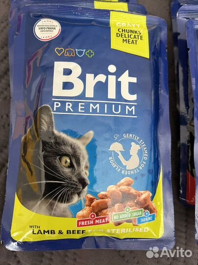 Влажный корм для кошек Brit premium