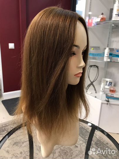 Накладка из натуральных волос 40см