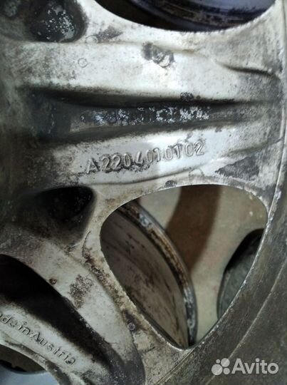 Литые диски r16 на mercedes бу