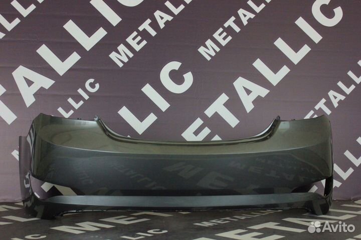 Бампер Солярис задний 14 год в цвет седан