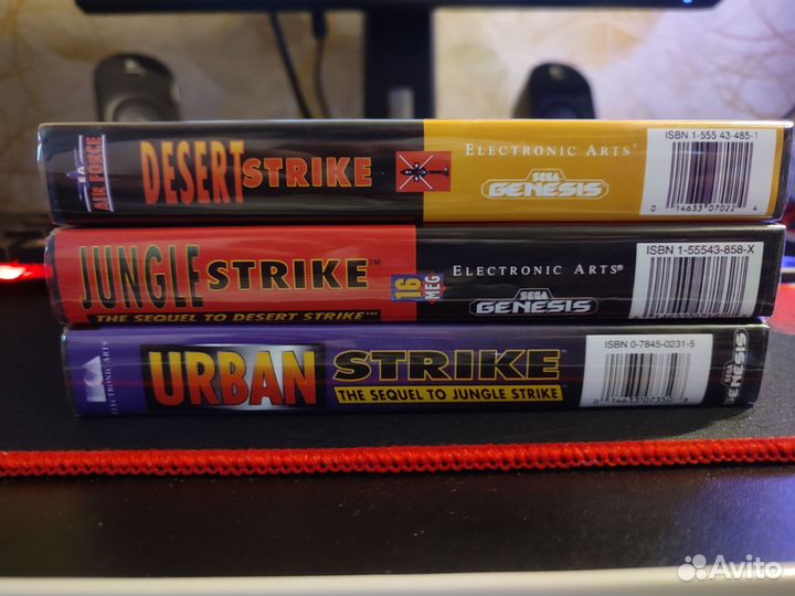 Sega MD: трилогия серии strike