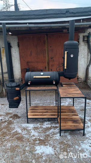 Мангал Гриль Смокер Казан Барбекю Коптильня