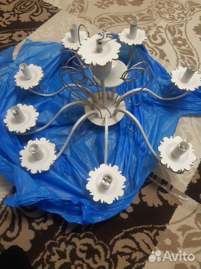 Люстра потолочная бу