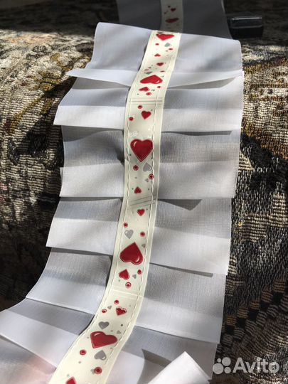 Лента для украшения авто свадебная