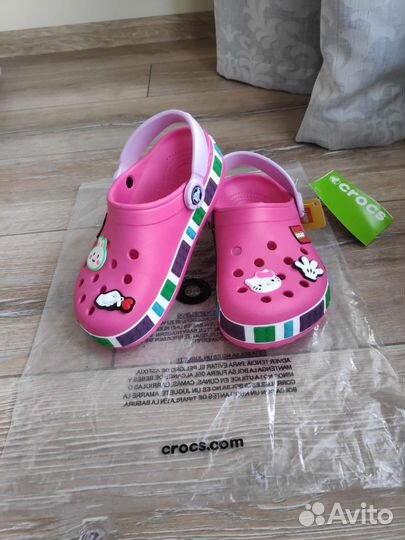 Тапочки Crocs Lego детские на девочку