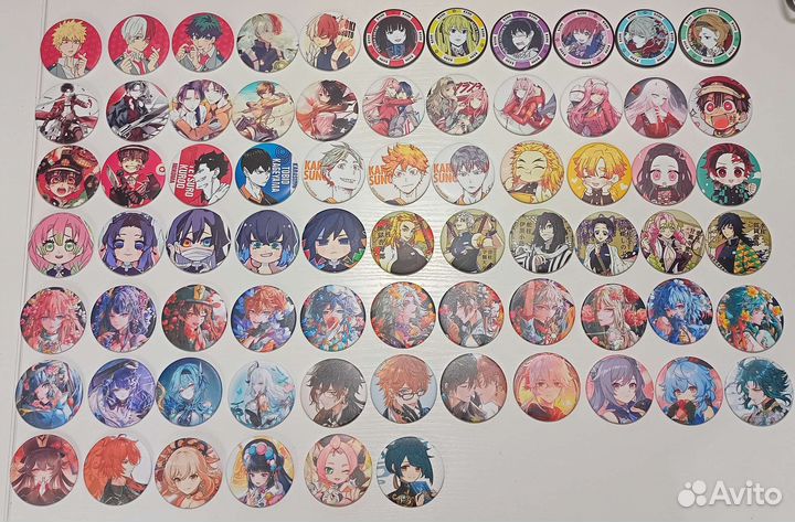 Значки с аниме