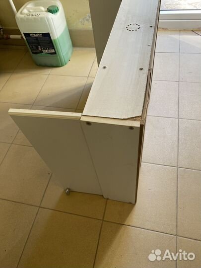 Шкафчик для ванной навесной с зеркалом бу