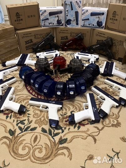 Мощный водяной пистолет, бластер, Glock