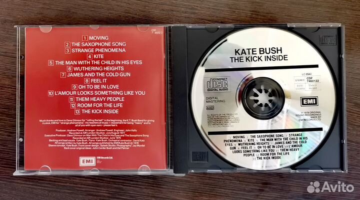 Kate Bush “The Kick Inside” (1978) / фирменный CD