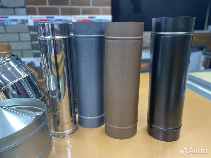 Трубы для дымохода (готовый комплект для печки)