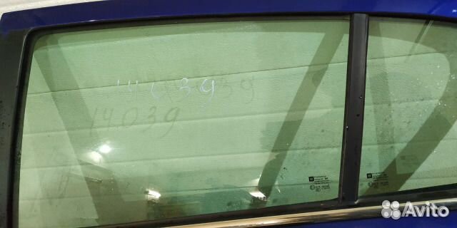 Opel astra H стекло задней левой двери
