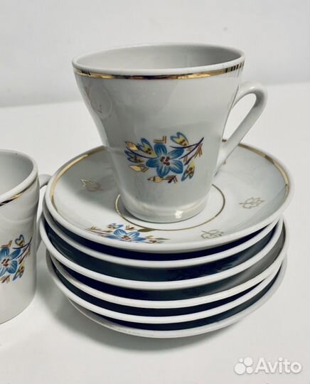 Кофейный сервиз полонский фарфоровый завод СССР