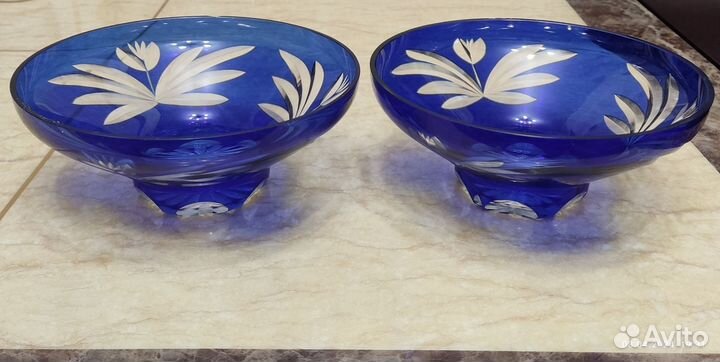 Бокалы, рюмки, стопки СССР хрусталь