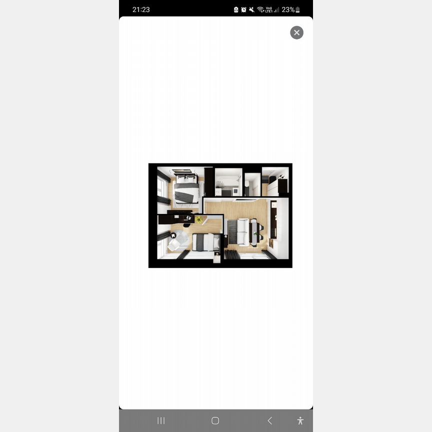 2-к. квартира, 45,6 м², 26/33 эт.