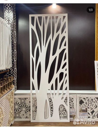 Резная перегородка, резка на чпу, фигурная резка