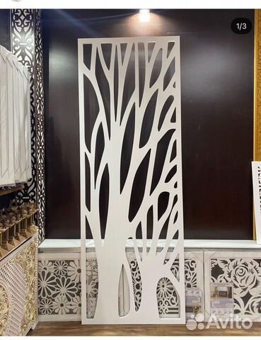 Резная перегородка, резка на чпу, фигурная резка