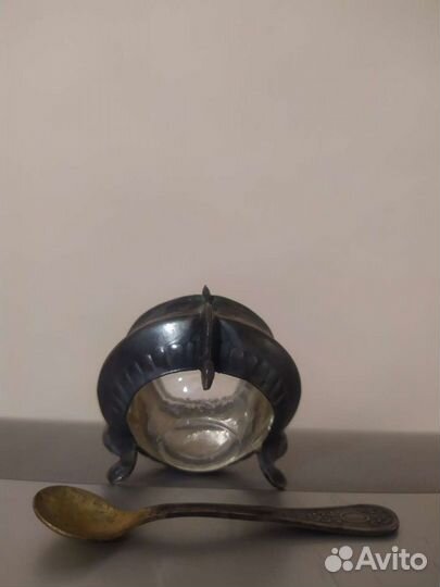 Солонка мельхиор СССР