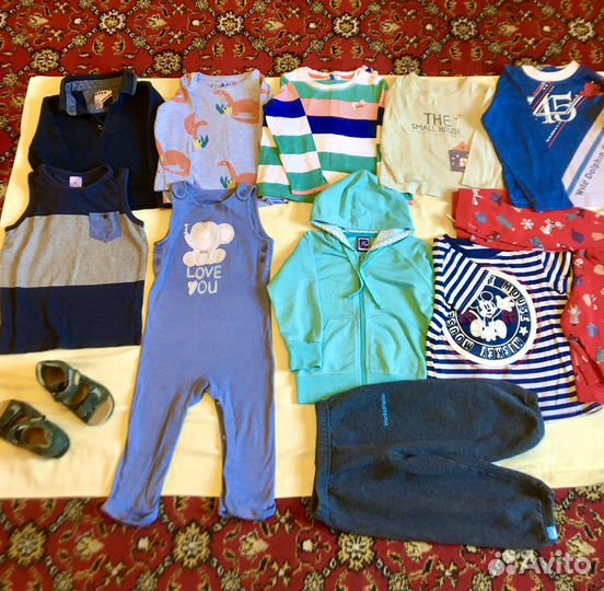 Пакет вещей для мальч 86-98 рост