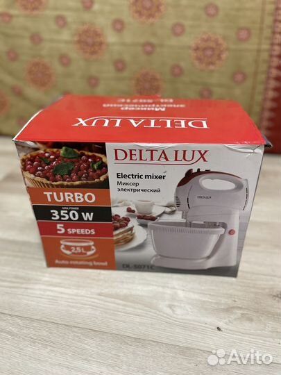 Миксер с чашей планетарный Delta lux DL-5071C