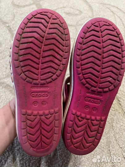 Сандалии crocs c13 для девочки