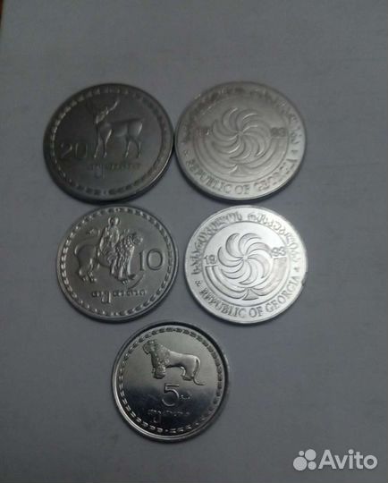 Монеты регулярного выпуска Грузии