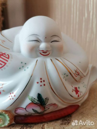 Хотэй бог веселья и богатства фарфор 20 см