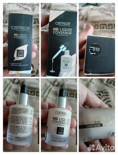 Крем тональный Catrice HD Liquid Coverage 010