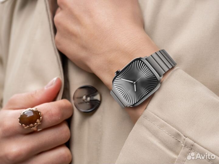 Титановый браслет Benks для Apple watch