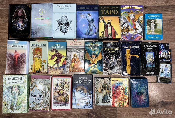 Tarot Таро редкие колоды, книги
